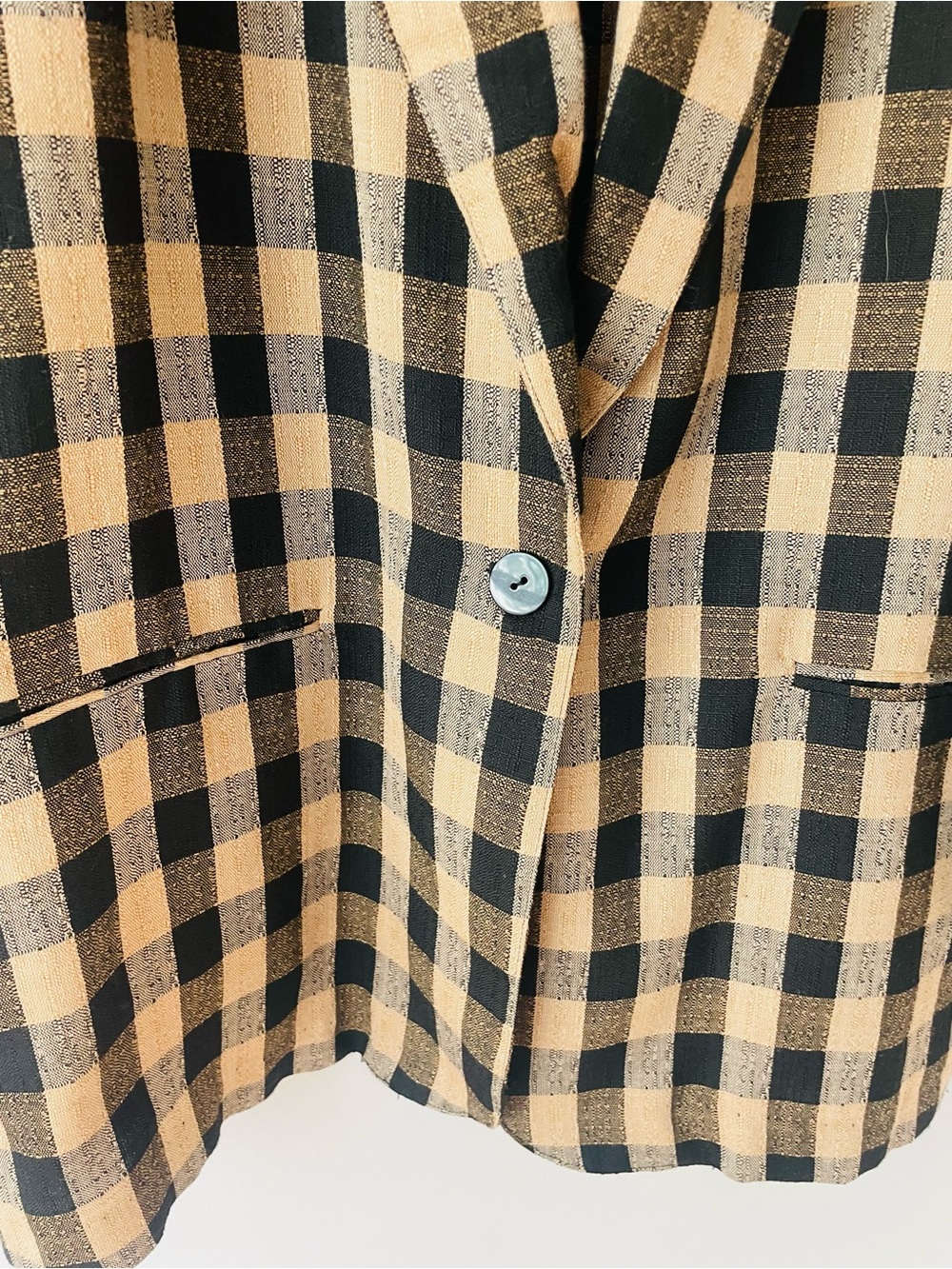 Ship’n Shore Vintage Buffalo Check Blazer - Picture 3 of 7